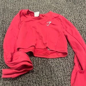 Gym shark cropped sweater